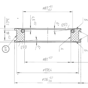 Non-standard seals as per customer drawings (up to 3500mm)
