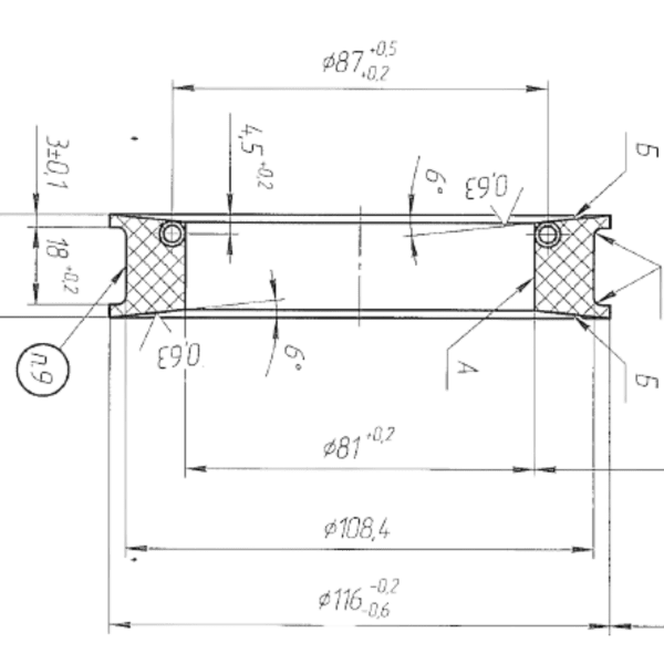 Non-standard seals as per customer drawings (up to 3500mm)